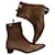 Hermès H ankle boots Brown Deerskin  ref.633861