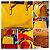 Borsa a mano Bulgari Foundation gialla in pelle Giallo - vista 14