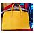 Borsa a mano Bulgari Foundation gialla in pelle Giallo - vista 21