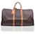 Louis Vuitton Vintage Monogram Keepall 55 Travel Duffle Bag Brown Cloth  ref.633898