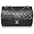 Chanel Black CC Timeless Lambskin Leather Single Flap Bag Nero Pelle  ref.633932