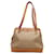 Céline Celine Brown Macadam Shoulder Bag Beige Cloth Cloth  ref.633933