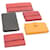 Louis Vuitton Epi Wallet 5Set Red Black LV Auth am2021g Leather  ref.633996