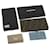 Zucca FENDI HERMES BALENCIAGA BVLGARI Key Case Wallet Leather 5Set Black Brown am2462g  ref.634008