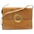 Céline CELINE Circle Logo 2Way Clutch Bag Shoulder Bag Leather Brown Auth am1949g  ref.634119