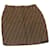 FENDI Zucca skirt Brown Black Auth am2276g  ref.634236