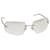 CHANEL Glasses Silver CC Auth am2377g Silvery Plastic  ref.634272