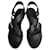 Kenzo Sandals Black Silver hardware Leather  ref.634426