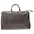 Louis Vuitton Speedy 35 Brown Cloth  ref.634863