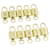 Louis Vuitton padlock 10set Padlock Gold Tone LV Auth am984g Metal  ref.635071