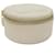CHANEL Custodia per accessori Caviar Skin White CC Auth am2700ga Bianco Pelle  ref.635196