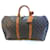 Louis Vuitton keepall 50 Monogram Brown Leather  ref.635511