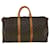 Louis Vuitton Keepall 50 Marrom Lona  ref.635513