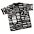 LOUIS VUITTON All Over Logo T-shirt XS Automne Hiver 2019Autorisation noire limitée186A Coton  ref.635723