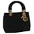 Christian Dior Canage Lady Dior Hand Bag Nylon Black Auth am2562g  ref.635724