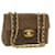CHANEL Matelasse 30 Double Chain flap Shoulder Bag Suede Brown CC Auth ar4582  ref.635736