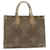 LOUIS VUITTON Monogram Reverse Giant On The Go MM Tote Bag M45321 LV Auth 29088a Cloth  ref.635972