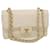 CHANEL Classic Matelasse 23 Flap Chain Shoulder Bag Lamb Skin White Auth jk1447a Golden Leather  ref.636007