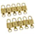 Louis Vuitton padlock 10set Gold Tone LV Auth jk1747 Metal  ref.636011