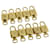 Louis Vuitton padlock 10set Gold Tone LV Auth jk1811 Metal  ref.636013