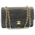 CHANEL Matelasse Chain Flap Classic Shoulder Bag Lamb Skin Black Auth lt323a Golden Leather  ref.636104