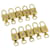 Louis Vuitton padlock 10set Gold Tone LV Auth hs839 Metal  ref.636232