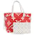 LOUIS VUITTON Monogram Giant Neverfull MM Tote Bag Rose Rouge M44567 auth 26828A Toile  ref.636240