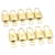 Louis Vuitton Vorhängeschloss 10Set Gold Tone LV Auth 28370 Metall  ref.636478