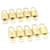 Louis Vuitton Vorhängeschloss 10Set Gold Tone LV Auth 28373 Metall  ref.636480