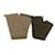 FENDI Zucca Scarf Wool 2Set Black Gray Auth ar5689 Grey  ref.636520