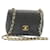 CHANEL Mini Matelasse Chain Flap Shoulder Bag Lamb Skin Black Gold Auth hs648a Golden Leather  ref.636590