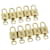 Louis Vuitton Vorhängeschloss 10Set Gold Tone LV Auth2520 Metall  ref.636611