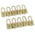 Louis Vuitton padlock 10set Gold Tone LV Auth th2547 Metal  ref.636612