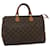 Louis Vuitton Monogram Speedy 35 Bolsa de mão M41524 LV Auth th2606 Lona  ref.636622