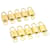 Louis Vuitton padlock 10set Gold Tone LV Auth cr884 Metal  ref.636671