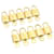 Louis Vuitton padlock 10set Gold Tone LV Auth cr886 Metal  ref.636672