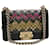 CHANEL Boy Chanel Chain Sac à bandoulière Tile Noir Multicolore CC Auth 29551A Cuir  ref.636775