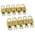 Louis Vuitton padlock 10Set Gold Tone LV Auth 29744 Metal  ref.636805