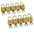 Louis Vuitton padlock 10Set Gold Tone LV Auth 29912 Metal  ref.636809