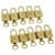 Louis Vuitton padlock 10set Padlock Gold Tone LV Auth 31173 Metal  ref.636829