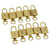 Louis Vuitton padlock 10set Padlock Gold Tone LV Auth 31148 Metal  ref.636830