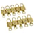 Louis Vuitton padlock 10set Padlock Gold Tone LV Auth 31188 Metal  ref.636831