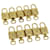 Louis Vuitton padlock 10set Padlock Gold Tone LV Auth 31207 Metal  ref.636833