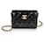 Mini sac ceinture Chanel en cuir verni matelassé noir Veau façon poulain  ref.636980