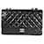 Chanel schwarz gesteppte Jumbo Classic Single Flap Bag aus Lammleder  ref.637084