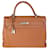 Hermès Hermes Gold Togo Retourne Kelly 35 PHW Brown Leather  ref.637128