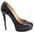 Sapato de plataforma Bianca Christian Louboutin em couro preto  ref.637466