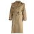 Apc EN.PAG.do. Gabardina Simone con botonadura forrada de algodón beige
