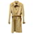 Prada Corduroy Trench Coat in Camel Cotton Yellow  ref.637492