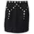 Staud Lazio Embellished Skirt in Black Linen  ref.637517